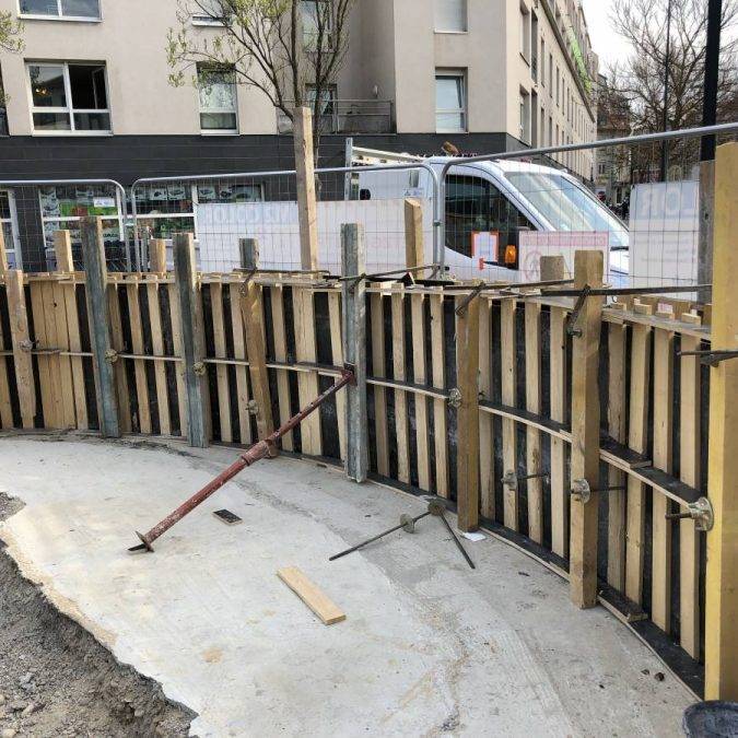 Construction d&#8217;un parking pour le Crédit Mutuel- CIC Colmar 2