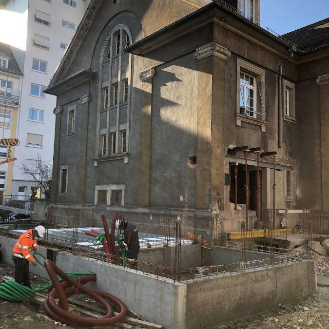 Restructuration de la demi-pension et de la vie scolaire du lycée Michel de Montaigne à Mulhouse Wittelsheim 1